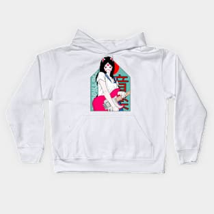 japan pop sticker Kids Hoodie